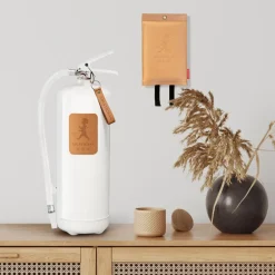 Extintor Solstickan 6 kg, Blanco-cuero claro