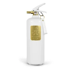 Extintor Solstickan 2 kg, Blanco-dorado