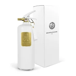 Extintor Solstickan 2 kg, Blanco-dorado