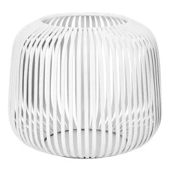 Farol portavelas Lito Ø20 cm, Blanco
