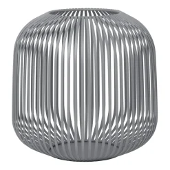Farol portavelas Lito Ø27 cm, Steel gray