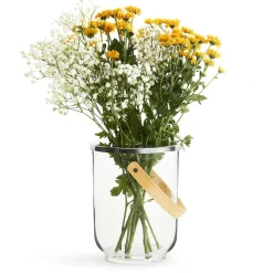 Farolillo con asa Nature, roble