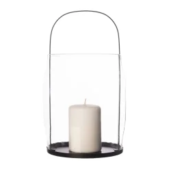 Farolillo Ernst Ø16x30 cm, Negro