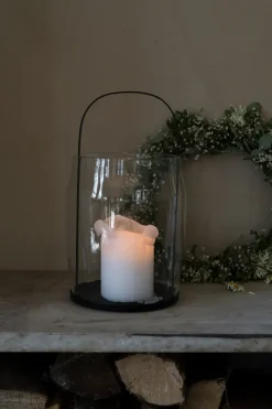 Farolillo Ernst Ø16x30 cm, Negro