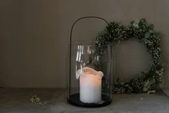 Farolillo Ernst Ø16x30 cm, Negro