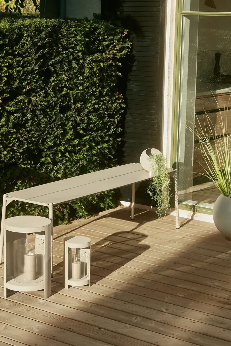 Farolillo Ora 43 cm, Taupe