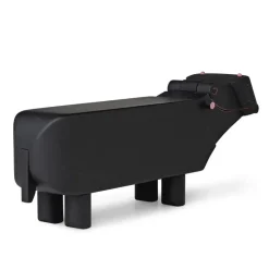 Figura Hipopótamo, negro