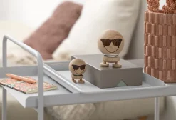 Figura Hoptimist Smiley Cool M, Raw oak