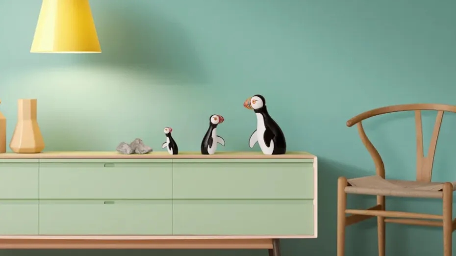 Figura Kay Bojesen frailecillo, 13,5 cm