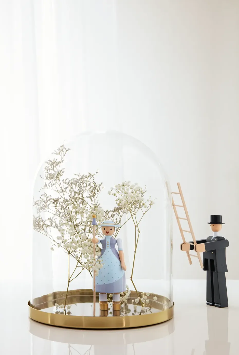 Figura Kay Bojesen pastora, azul claro