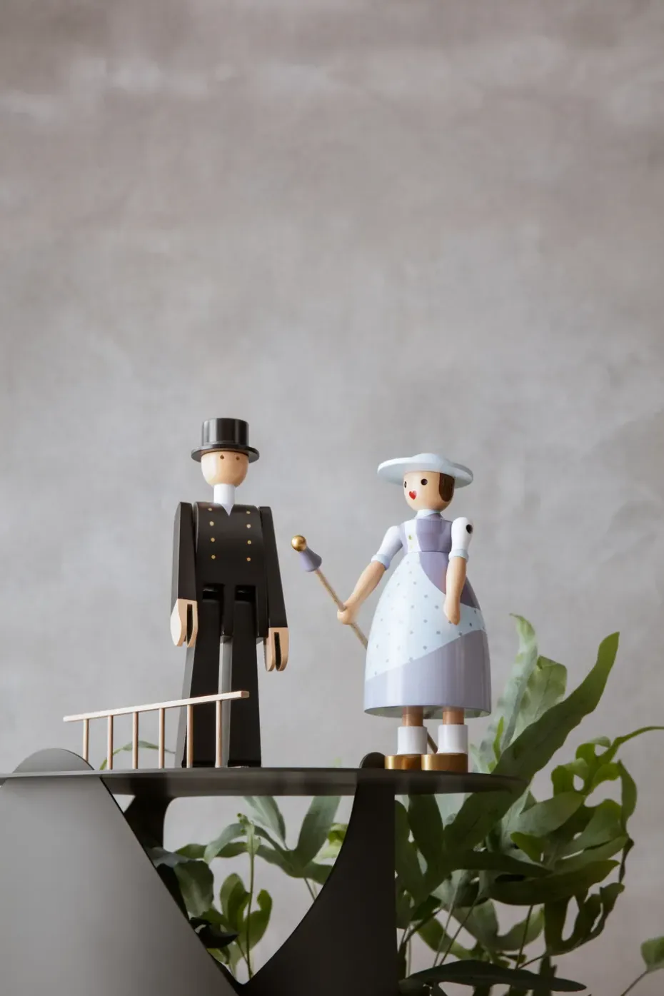 Figura Kay Bojesen pastora, azul claro