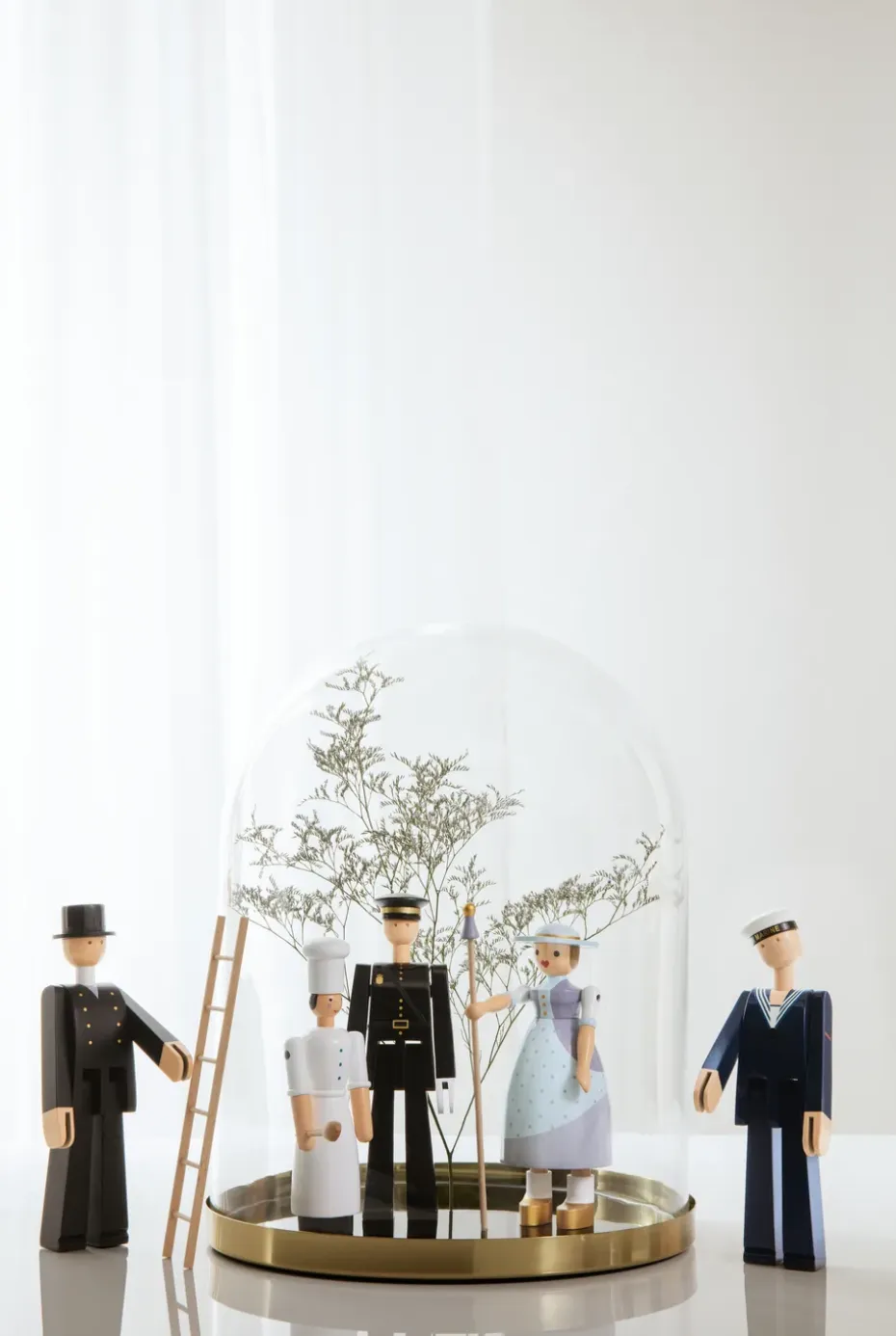 Figura Kay Bojesen pastora, azul claro