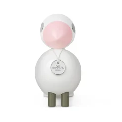 Figura Kay Bojesen pájaro cantor Love, Blanco-rosa