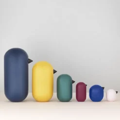 Figura Little Bird, color, amarillo, 10 cm