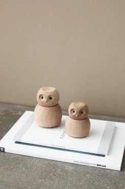 Figura madera Andersen Owl Medium, Oak