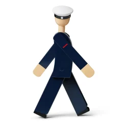 Figura madera Kay Bojesen marinero, azul