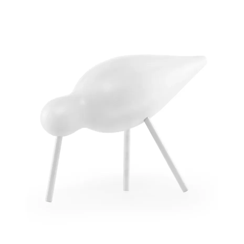Figura Shorebird, blanco, mediano