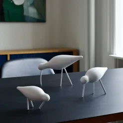 Figura Shorebird, blanco, pequeño