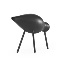Figura Shorebird, negro, mediano