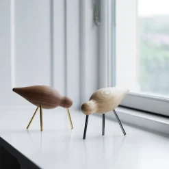 Figura Shorebird nogal-latón, mediana