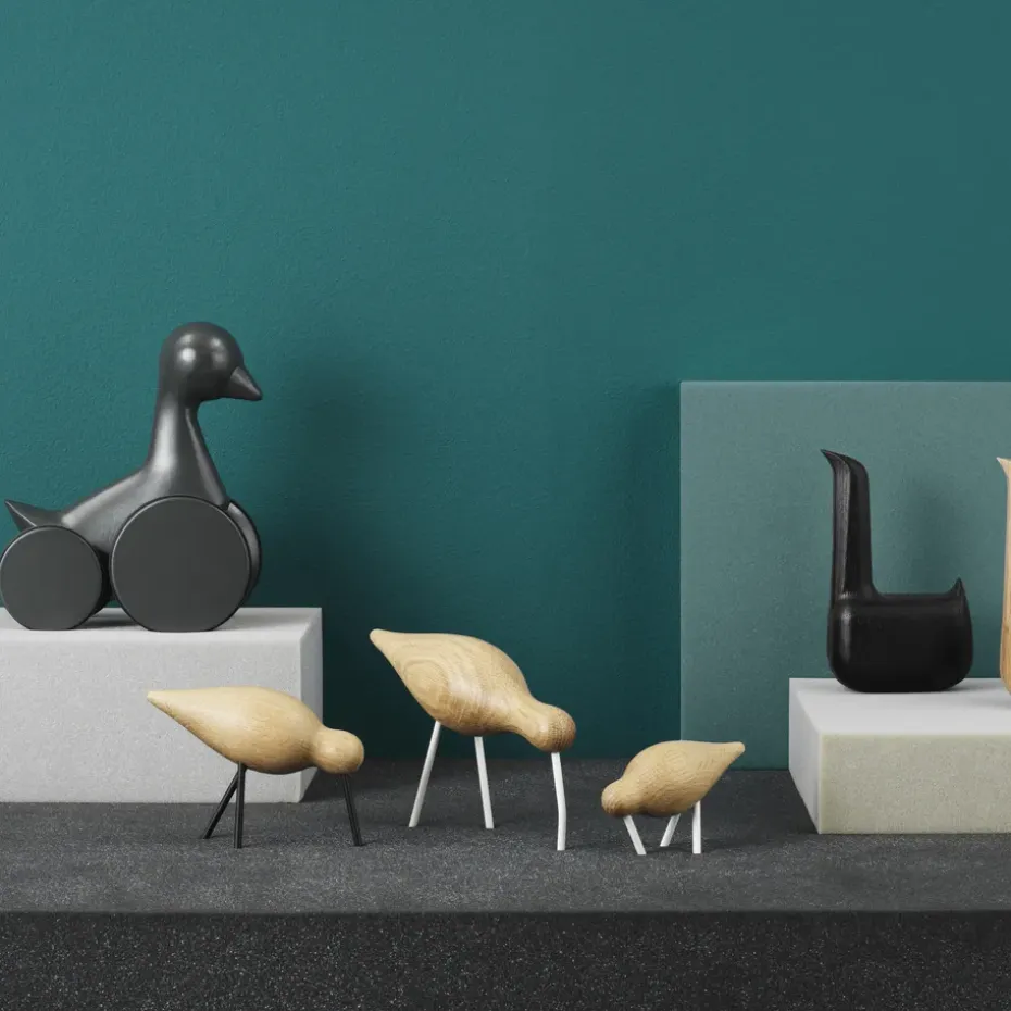 Figura Shorebird roble-blanco, grande