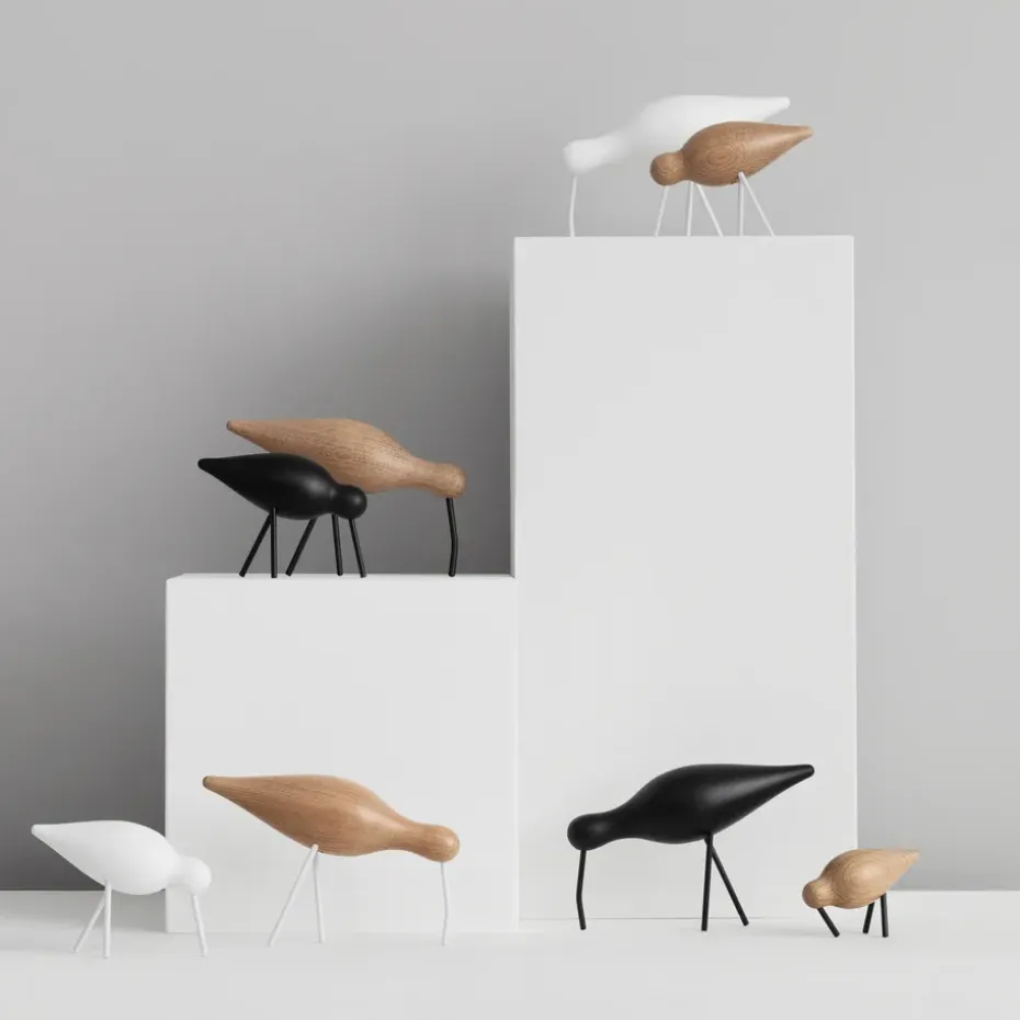 Figura Shorebird roble-blanco, mediana