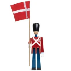 Figura soldado con bandera textil Kay Bojesen, 29,5 cm