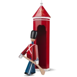 Figura soldado con bandera textil Kay Bojesen, 29,5 cm