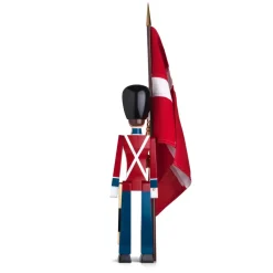 Figura soldado con bandera textil Kay Bojesen, 50 cm