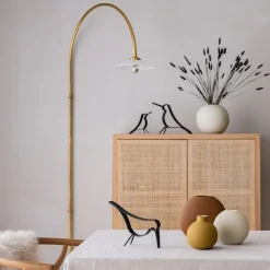 Figura Woody Bird grande, roble teñido de negro