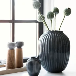 Florero Hammershøi mini, gris antracita