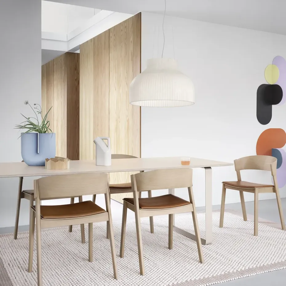 Florero Kink 26 cm, Azul claro