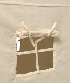 Funda de tela para casa bajo mesa Settle, Offwhite