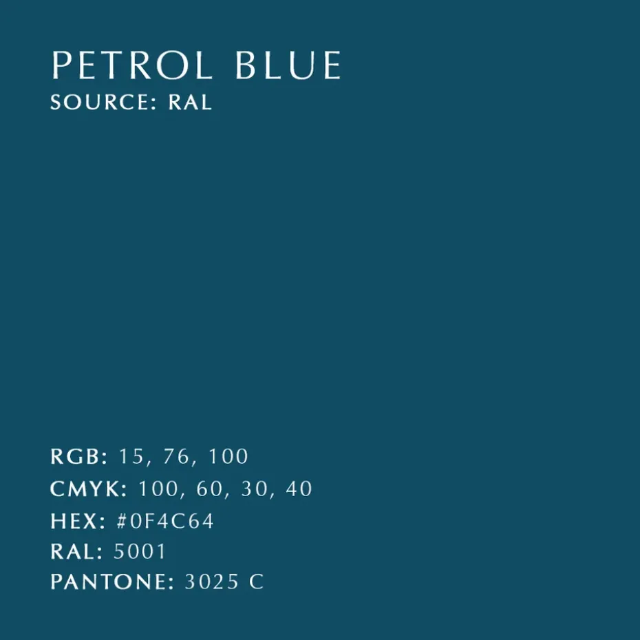 Gancho Butterflies mini, Petrol blue