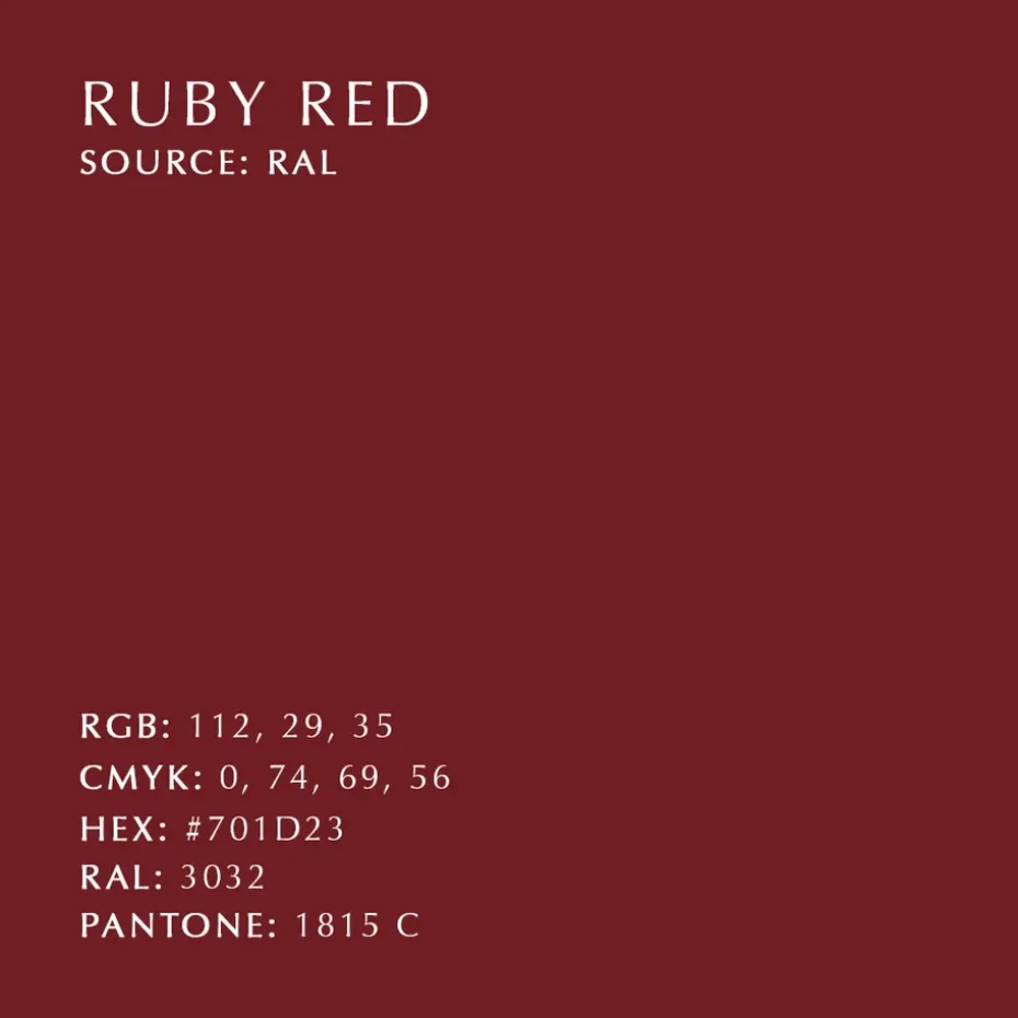 Gancho Butterflies mini, Ruby red