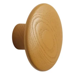 Gancho Dots wood burnt orange, Ø9 cm