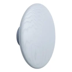 Gancho Dots wood light blue, Ø17 cm