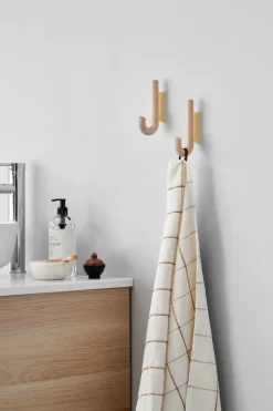 Gancho Hook mini 13,3 cm, Roble-latón