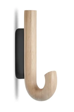 Gancho Hook mini 13,3 cm, Roble-negro