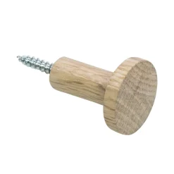 Gancho largo Point, 2 unidades, Roble