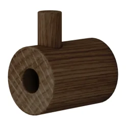 Gancho Moebe wooden wall hook, Roble ahumado