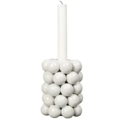 Globe candelabro 13,5 cm, blanco
