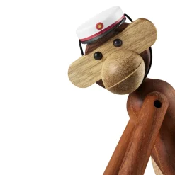 Gorra de estudiante para mono mediano Kay Bojesen, rojo