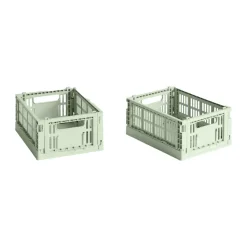 HAY Colour Crate Mini 2-pack 13x17 cm, Mint