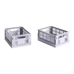 HAY Colour Crate Mini 2-pack 13x17 cm, Lavender