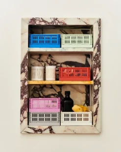 HAY Colour Crate Mini 2-pack 13x17 cm, Dusty rose