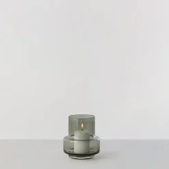 Hurricane tealight no. 25, Smoked grey