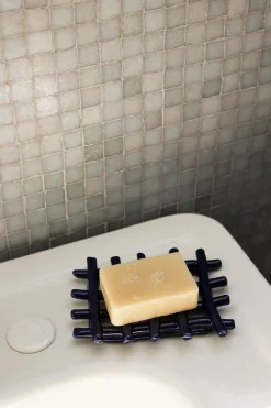 Jabonera Ceramic 10x14,5 cm, Blue