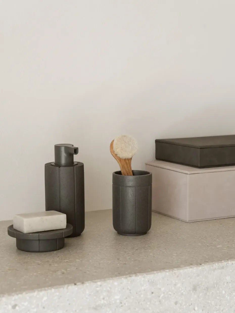 Jabonera Kua, Cedar Wood, Ø11x3,5 cm