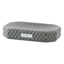 Jabonera Marion 13,5x9 cm, Monument grey-silver